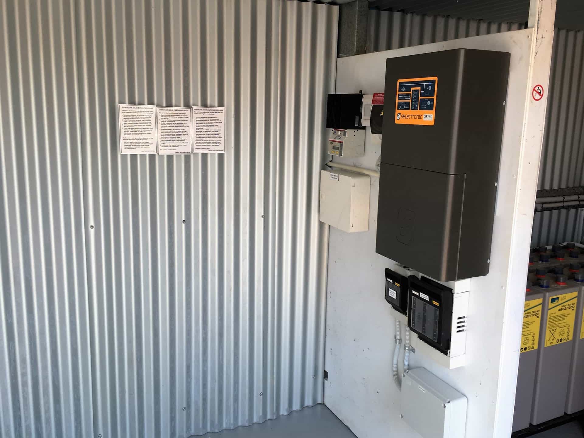 off-grid solar security system